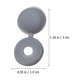 thumbnail image 2 of GOOHOCHY 120Ud Tapas Bisagra Para Tornillos En Gris Claro Duraderas Para Uso En Muebles, 2 of 8