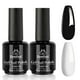 thumbnail image 2 of Kit de Esmalte de Uñas de Gel Beetles Blanco y Negro LED para Arte de Uñas en Casa, 2 of 8