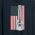 thumbnail image 3 of Instant Message - USA Flag Guitar  - Men's Long Sleeve T-Shirt, 3 of 6