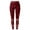 Red, variant on Fiaer Christmas Womens Leggings Black Plus Size Pants Glass Printed Slim Fit High Waisted Trousers Red XL