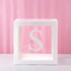thumbnail image 2 of 26 Letras DIY Decoración de Fiesta Globos Transparentes Blancos Confesión de Boda Fiesta de Cumpleaños Decoración Escena Disposición Globos, 2 of 8
