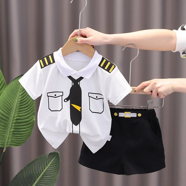 Conjunto de ropa para bebés de 1 a 5 años, ropa informal a la moda, novedad de verano, 2023 qym unisex