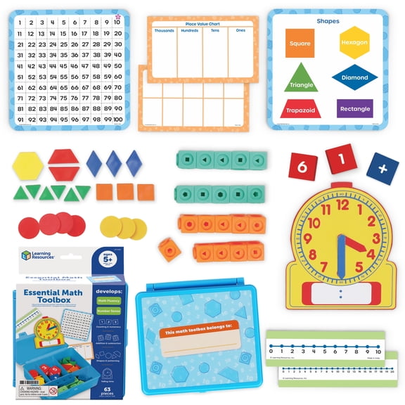 Learning Resources Essential Math Toolbox -Addition and Subtraction, Ages 5 