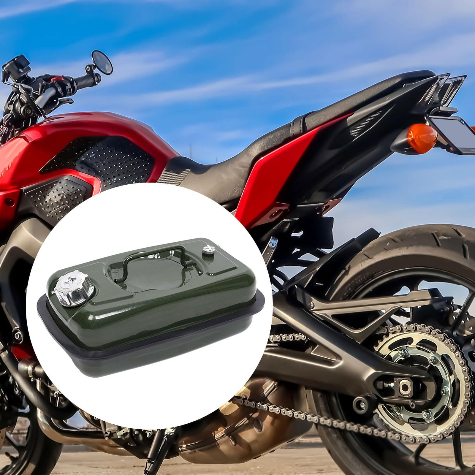 Wzmzjy Motorcycle Seat Fuel Can Tank Multipurpose Liquid Storage Canister for Emergency 3L Aluminum Lid