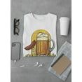 thumbnail image 3 of Oktoberfest Beer Mug W Sausage T-Shirt Men -Image by Shutterstock, Male Medium, 3 of 4