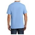 thumbnail image 2 of Yellow Rooster Men's Essential Cotton T-Shirt with Pocket Light Blue S, 2 of 6