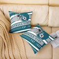 thumbnail image 2 of Football Decorative Pillow Cover 16x16 Inch,Green Grey Pillow Cover for Kids Boys Girls,American Football Game Throw Pillow Cover,Geometry Cushion Cover for Teens Bedroom, 2 of 6