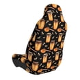 thumbnail image 2 of Wukai Bee and Honey Full Set Car Seat Covers with Soft Padding Universal Auto Front Seats Protector and Cushion Mat, 2 of 5