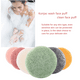 thumbnail image 5 of Seitruly Esponja de limpieza facial Almohadilla de limpieza facial redonda Limpiador de facial exfoliante portátil Pinceles de maquillaje y herramientas negro PC 1 Seitruly CE000434-05, 5 of 6