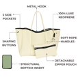 thumbnail image 4 of Bolsa de neopreno grande POPUPS para mujer, color amarillo pastel, 4 of 9