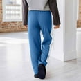 thumbnail image 5 of Womens Sweatpants Wide-leg with Pockets, Lightweight Quick Dry Athletic Workout Soft Pants for Gym, Yoga, Running,Travel, Work Sky Blue M, 5 of 8
