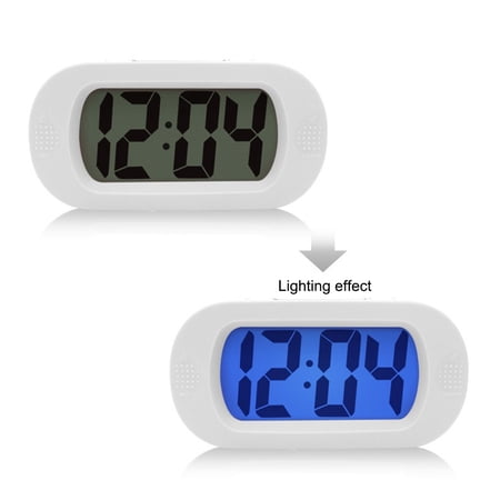 AFQH 1PC Digital Alarm Clock Travel Clock with Snooze and Nightlight Alarm Clocks
