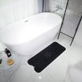 thumbnail image 1 of Extra Long Bath Tub & Shower Mat 39x16, Wet Floor Non Slip for Elderly & Kids Bathroom, 30% Longer Bathtub Mats,Suction Cups, Drain Holes, Machine Wash, Black, 1 of 5