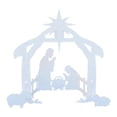 thumbnail image 1 of (Grand - Blanc) Ensemble de Crèche de Noël Extérieur, 1 of 14