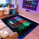 thumbnail image 2 of Games Area Rugs, Gamer Rug for Boy Cool Player Room Decor, Gaming Carpets for Boys Teens, Child Play Soft Floor Mat for Dining Living Room Sofa, Video Game Decor Decorate Doormats Black, 2 of 5