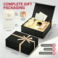 thumbnail image 7 of Ayieyill Black Gift Box with Ribbon, Christmas Present boxes with Magnetic Lids, Mother's Day Gift Wrap Boxes for Wedding (9.2*6.7*2.75 inches), 7 of 7