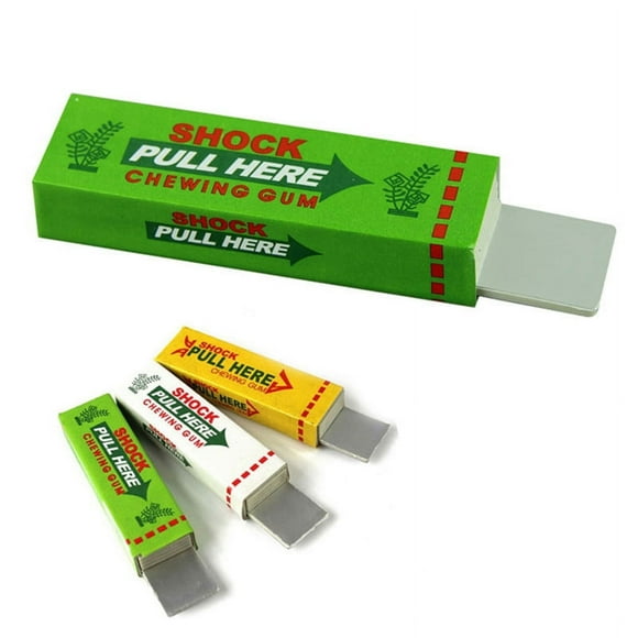 GUZYING Novelty Funny Toy Trick Joke Toy Electric Shock Shocking Funny Pull Chewing Gags Clearance