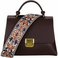 thumbnail image 3 of LAICAIW Sangle de Remplacement pour Sac à Main Bandoulière Femme Grand Réglable Jacquard Tissé, Rétro Beige Marron, Grand : 2 Po (5cm), Polyvalent, 3 of 4