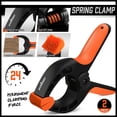 thumbnail image 5 of HORUSDY 8-Pack Bar Clamps for Woodworking, 12" and 6" Bar Clamps, Wood Working Clamp Sets, Quick Clamps F Clamp with 150 LBS Load Limit (8-Pack Wood Clamps), 5 of 9