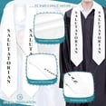thumbnail image 6 of Endea Graduation White Salutatorian Graduation Stole/Sash with Classic Tips, 6 of 6