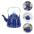 thumbnail image 4 of Enamel Water Kettle Enamel Tea Kettle Water Serving Pot Kitchen Water Kettle Tea Kettle, 4 of 8