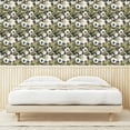 thumbnail image 3 of Ambesonne, Leaves Greenery Peel & Stick Wallpaper for Home, Spring Vibes Leafy, 13"x72", Apple Green Off White, 3 of 5