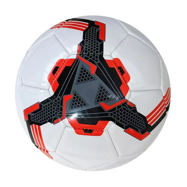 bedienty Ballons de Soccer Durables pour Jeu Compétitif No. 5 Ballons de Soccer Polyvalents Taille 5 Rouge