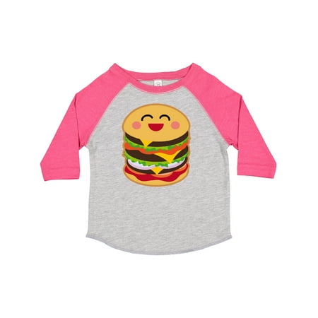 

Inktastic Hamburger Kawaii Gift Toddler Boy or Toddler Girl T-Shirt