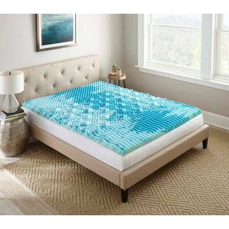 Walmart For Contura 2 Inch Gellux Gel Infused Cooling Foam Mattress Topper King Accuweather Shop