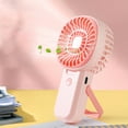 thumbnail image 4 of Clearance Under $5!Yyuenw Mini Portable Fan 3 Speed Desk Fan USB Rechargeable Makeup Eyelash Hand Fan for Outdoor, Indoor, Commute, Office, 4 of 5
