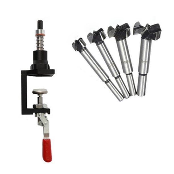 Herramienta de perforación de bisagras, taladro de orificios para bisagras de puertas. con taladro