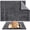 Dark Gray-12 x 12 Inch-Low Pile Chenille, variant on Pet Bed Liners Dark Gray 12 x 12 Inch Low Pile Chenille for Small Pets