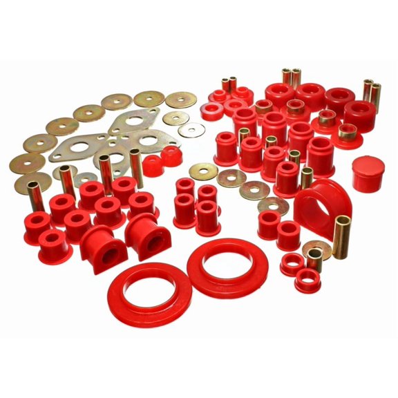Energy Suspension 01-04 Toyota Tacoma Red Hyper-Flex Master Bushing Set Fits select: 2003-2004 TOYOTA TACOMA XTRACAB