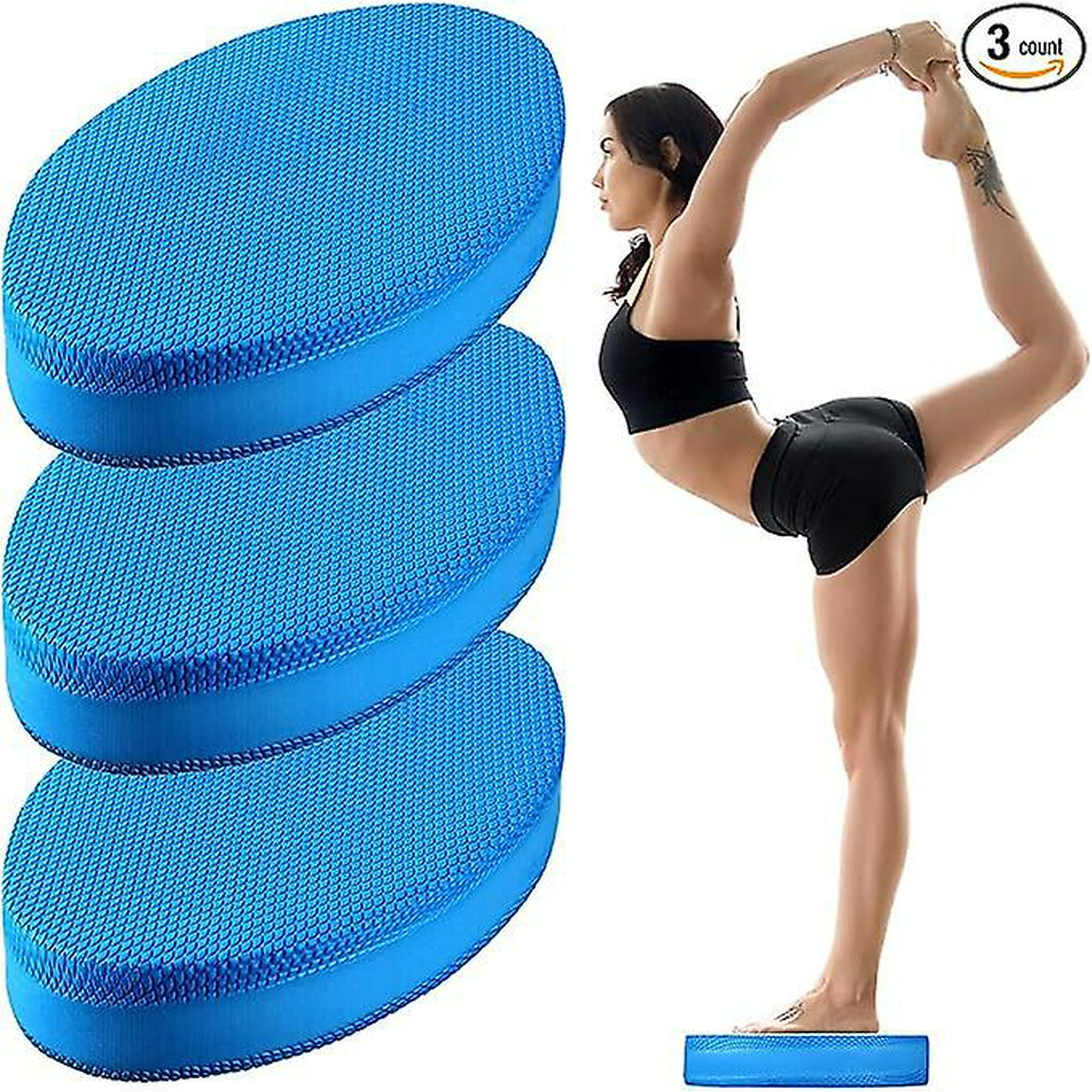 3 Pack Foam Pad Balance Pad Foam Balance Pad Soft Yoga Balance Pad Stability Trainer Foam For Physical Therapy Rehabilitation Core Strength Training D Walmart