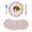 Light Pink, variant on Sage Green Spring Floral Round 15 Inch Placemats Set of 4, Elegant Farmhouse Flowers Birds Watercolor HeatResistant Non Slip Place Mats for Dining Table, Wipeable Kitchen Table Mats for Housewarming