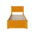 thumbnail image 2 of Nantucket Twin Extra Long Bed with Matching Footboard and Twin Extra Long Trundle in Caramel, 2 of 7