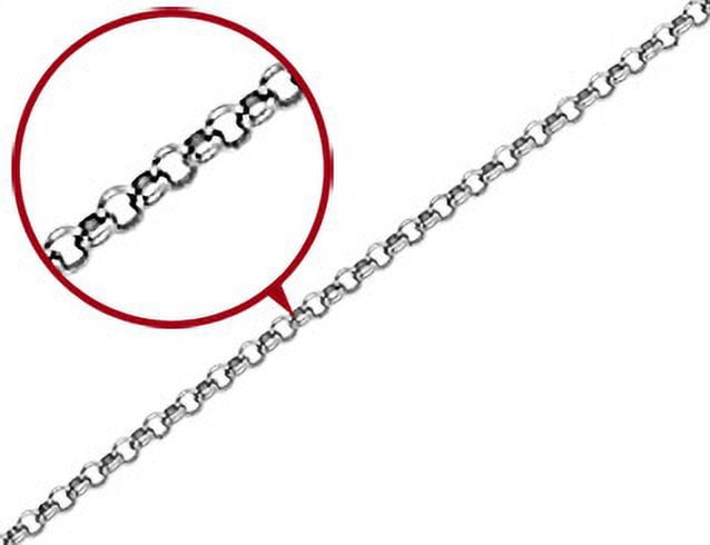 Mens Chisel Rolo Chain Bracelet in Stainless Steel 7.5 inches (6.00 mm) for Men