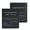 First and Last Chalkboard, variant on Reusable First & Last Day of School Chalkboard Sign. Photo Prop Board, Black w/color print - 12 x 10 rectangle set of 2