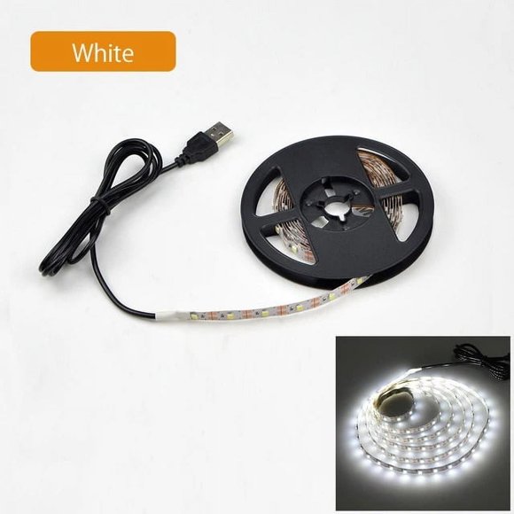 De Xiaomi Bei Sélection Stricte [DENGSUM]USB Bande Lumineuse LED 2835SMD DC5V Bande Lumineuse LED Flexible 1M 2M 3M 4M 5M HDTV TV Éclairage de Bureau