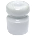 thumbnail image 2 of Zareba Systems 027847 WP-5E Single Groove Porcelain Insulator with Nails, 25 Pack, 2 of 5
