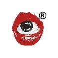 thumbnail image 2 of 1pc Women'S Casual Geometric Eye & Lips Print T-Shirt, Round Neck, Short Sleeve, Polyester Knit Fabric, Comfortable All-Season Fashion Top, 2 of 6