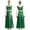 Green, variant on TiaoBug Women's Praise Dance Maxi Dress Full Length Lyrical Dancewear Church Liturgical Robe Burgundy M