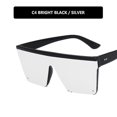 thumbnail image 1 of Nueva tendencia Gafas de sol Uv400 de una pieza con montura grande, gafas de sol Retro para hombre/mujer, 1 of 3