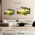 thumbnail image 3 of Elephant Stock Olive Trees Wall Art - Horizontal Multi Panel Canvas - Living Room Wall Decor - Places Multi Panel - Yellow And Green Decor - 68" x 42", 3 of 4