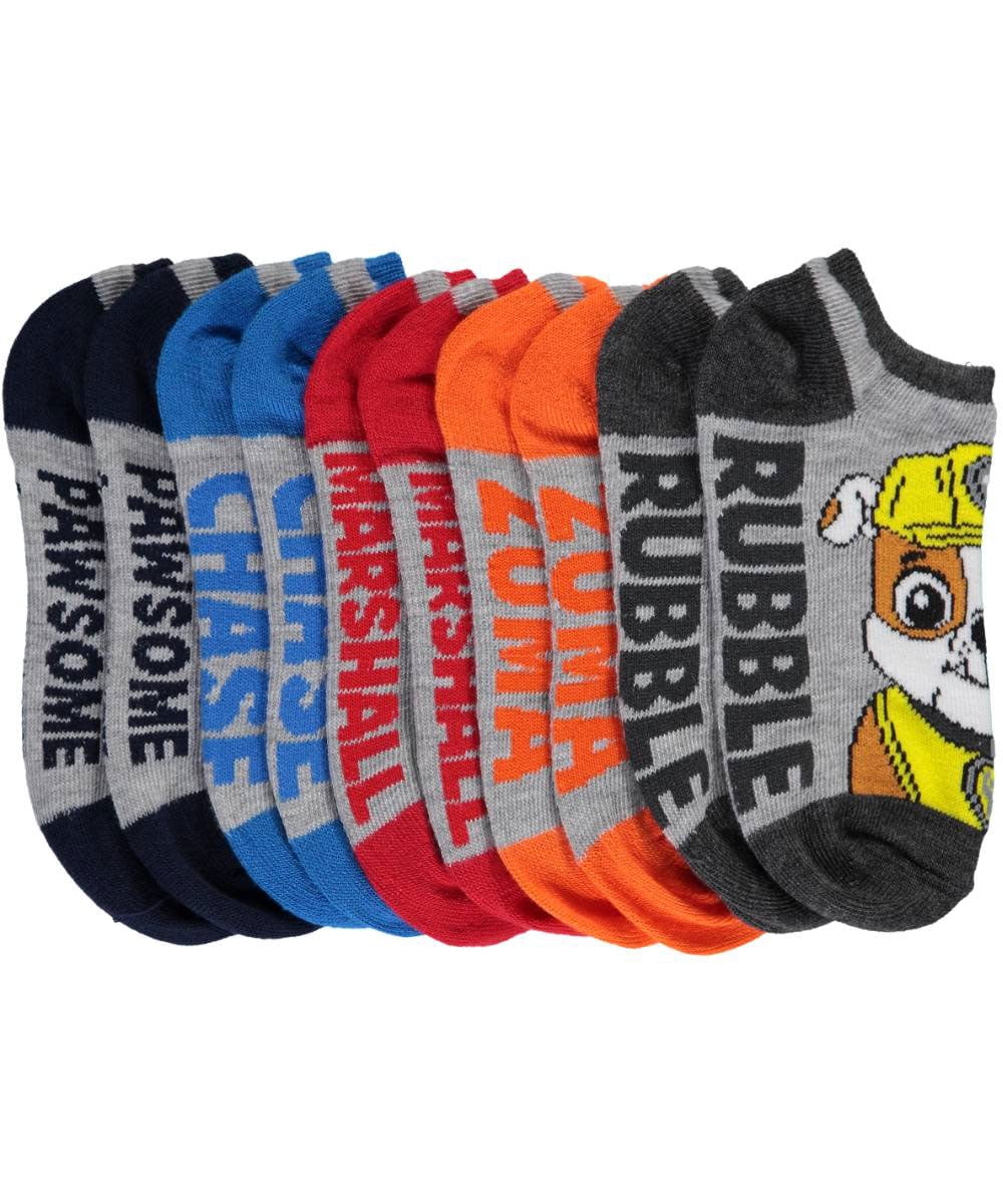 Boys 2 pack Ankle Socks with Paw Patrol Chase and/or Marshall detail. 
