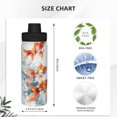 thumbnail image 3 of Logiee Three Goldfish Watercolor Splash Print Water Bottle,18oz Sports Insulated Kettle for Cycling Gym Basketball Outdoor, Suitable as a Present, 3 of 7