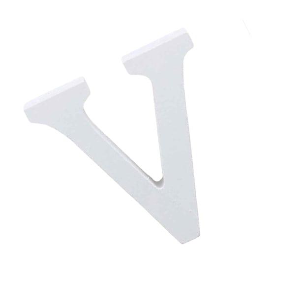 Jumpingount 8cm 26 White Large Wood Letters Wall Lightweight Alphabet Portable Wear-resistant Props Party Ornament Wedding Hanging Ropa, zapatos y accesorios Miscelánea 21 #