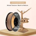 thumbnail image 2 of Filamento para impresora 3D Creality Wood PLA 1,75 mm 1 kg, 2 of 8