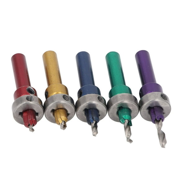 Countersink Drill Bit Set, Alloy Steel Countersink Drill Bits Multifunctional  for Carpentry