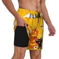 thumbnail image 2 of Fuzoiu Happy Halloween1 Print Men's Swim Shorts,Quick-Dry Double-Layer Swim Trunks,Board Trunks,Beach Shorts Swimwear Bathing Suits-Medium, 2 of 6